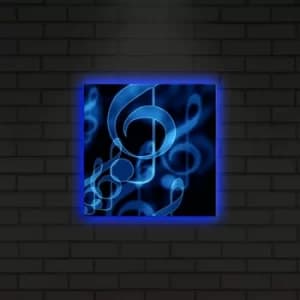 Image of 2828DACT-22 Multicolor Decorative LED Lighted Canvas Painting