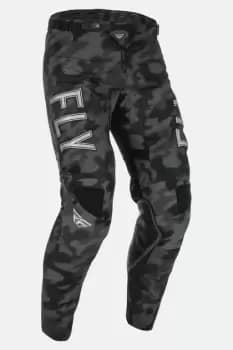 Image of FLY Racing Kinetic S.E. Tactic Pants Black Grey Camo 30