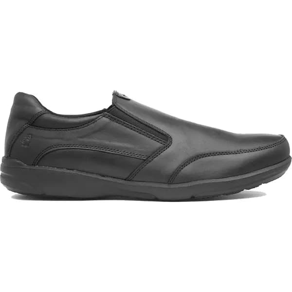 Image of Hush Puppies Mens Aaron Wide Fit Slip On Shoes - UK 10