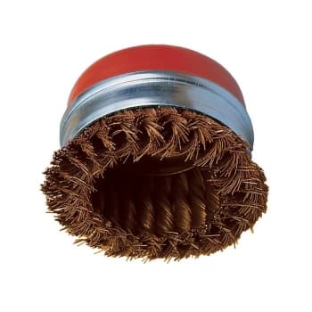 Image of 75MM X M14 Twist Knot Cup Brush Brass 30 SWG - York