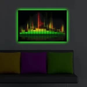 Image of 4570DACT-40 Multicolor Decorative LED Lighted Canvas Painting