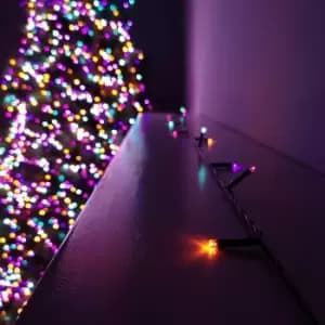 Image of 200 LED 20m Premier Christmas Indoor Outdoor Multi Function Battery Operated String Lights with Timer in Rainbow