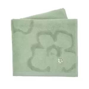 Image of Ted Baker Magnolia Cotton Towels - Green