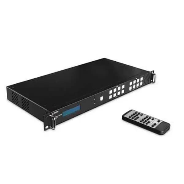 Image of Lindy 4x4 HDMI 4K60 Matrix with Video Wall Scaling