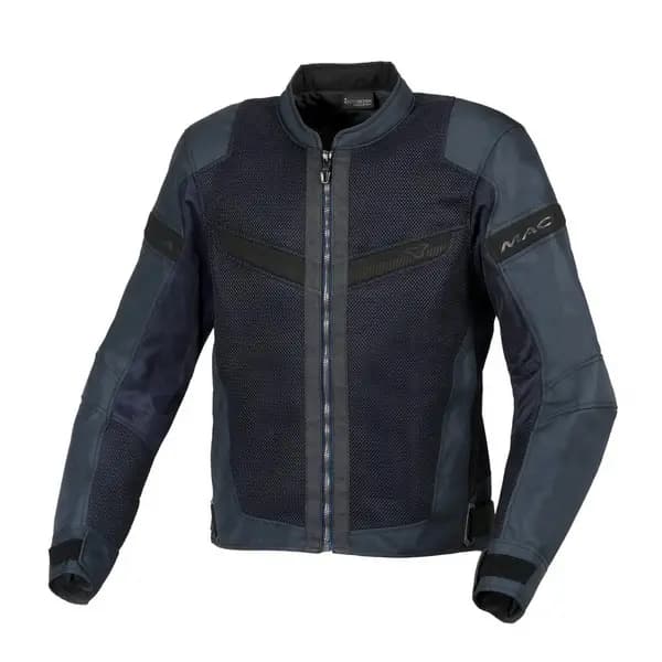 Image of Macna Velotura Textile Summer Jacket Dark Blue Size XL