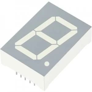 Image of Seven segment display Yellow 25.4mm 3.9 V No. of digits 1