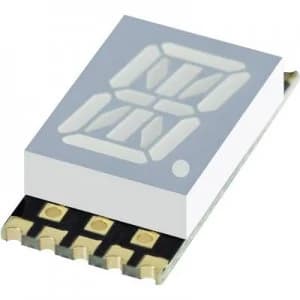 Image of Alphanumeric segment display Yellow 10.16mm 1.95 V No. of digit