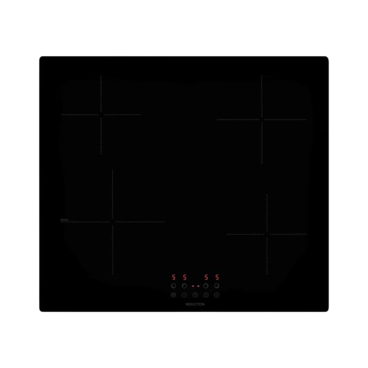 Image of Willow 60cm Induction Ceramic Hob Touch Control Hardwired 4 Zones Black