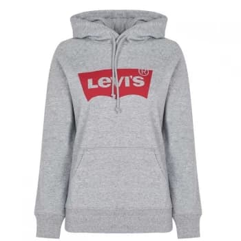 Image of Levis Batwing Hoodie Womens - Grey