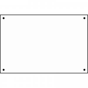Image of Scan PVC Rigid Backing Board 600mm 400mm Standard