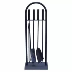 Image of Lambeth Contemporary Fireside Companion Arch Tool Set - JVL