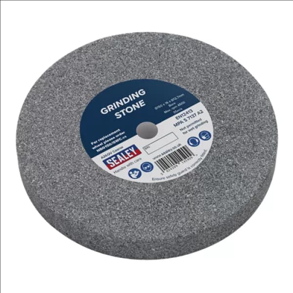 Image of Genuine SEALEY NBG150/GWC Grinding Stone Ø150 x 16mm 13mm Bore A36Q Coarse