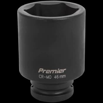 Image of Sealey 3/4" Drive Deep Hexagon Impact Socket Metric 3/4" 46mm