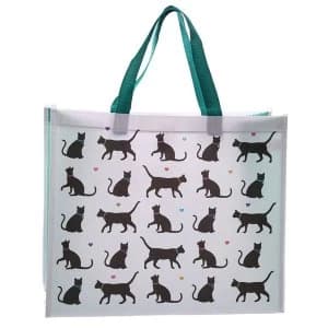 Image of Cat Design Durable Reusable Shopping Bag