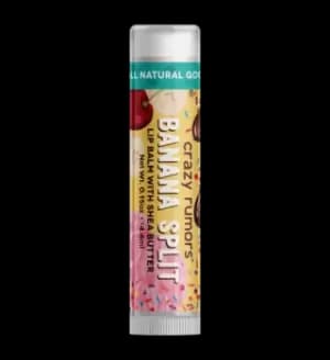 Image of Crazy Rumors Banana Split Vegan Lip Balm 4ml