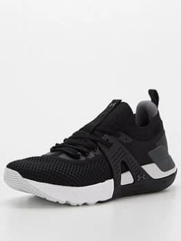 Image of Under Armour Training Project Rock 4 - Black/White, Size 9, Men