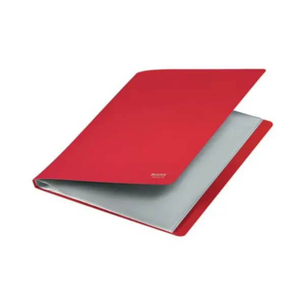 Image of Leitz Recycle Display Book 20 pocket A4 Red (Pack of 10) 46760025