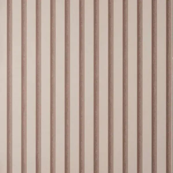 Image of FINE DECOR Acoustic Wood Panels Blush Pink Wallpaper Modern Stylish Feature Wall - Fine Decor WL-FD43288