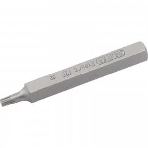 Image of Draper Expert Torx 10mm Shank Hexagon Insert Bits T25 75mm Pack of 1