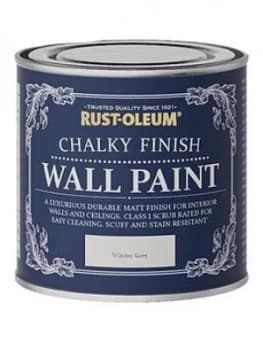 Image of Rust-Oleum Chalky Wall Paint Winter Grey 125Ml