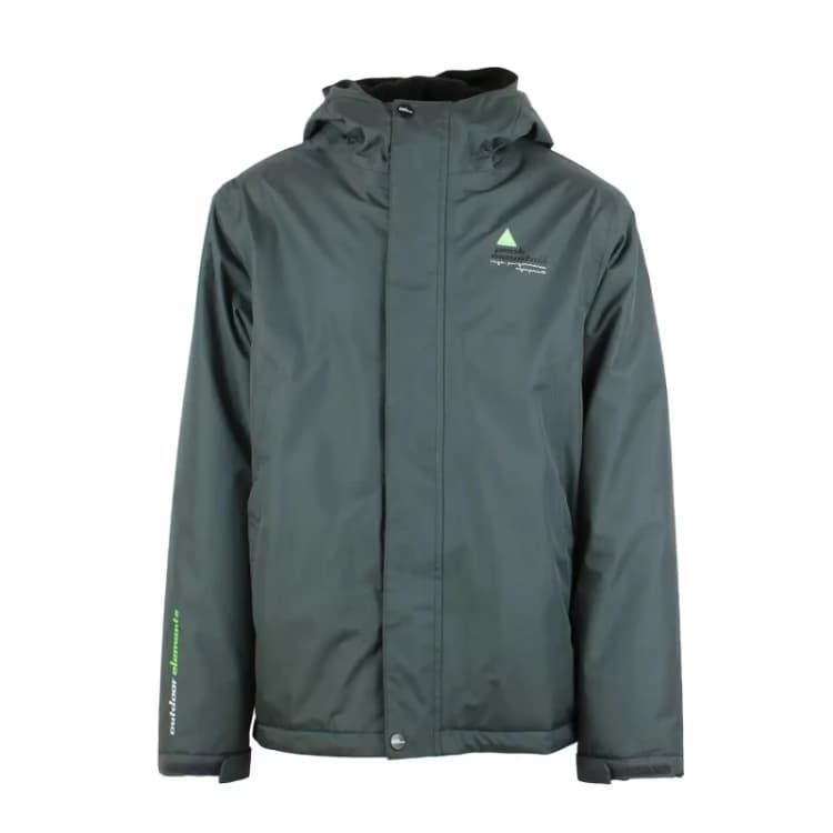 Image of Peak Mountain Children's double fleece ski jacket Peak Mountain Ecajik Gris Male 5 ans ECAJIK/3-8/YAI/B-GRIS