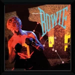 Image of David Bowie Lets Dance Framed Album Print