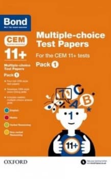 Image of Bond 11+. Pack 1 Multiple-Choice Test Papers for the Cem 11+ Tests by Michellejoy Hughes Paperback