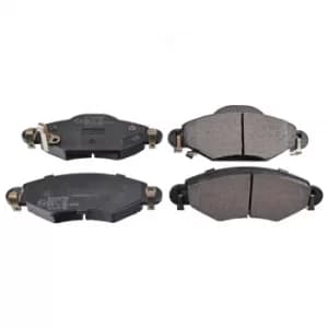 Image of Brake Pad set ADT342139 by Blue Print Front Axle