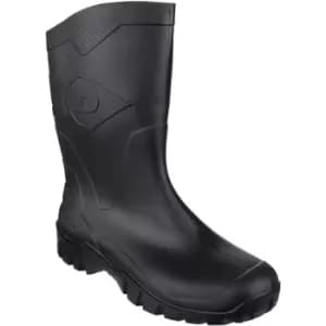 Image of Dunlop Mens Dee Calf Height Waterproof PVC Welly Wellington Boots UK Size 4 (EU 37)