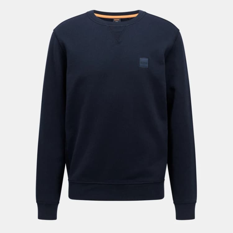 Image of Boss Westart Crew Sweatshirt - Blue Blue XL