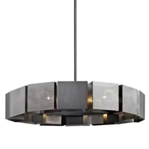 Image of Impression 14 Light Pendant Graphite And Satin Nickel