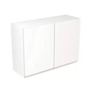 Image of KitchenKIT J-Pull Handleless 100cm Wall Unit - Matt White