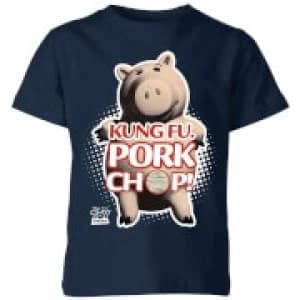 Image of Toy Story Kung Fu Pork Chop Kids T-Shirt - Navy - 5-6 Years - Navy