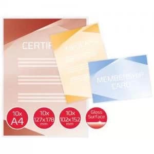 Image of GBC Selection Pouch Pack 125 micron Clear 30