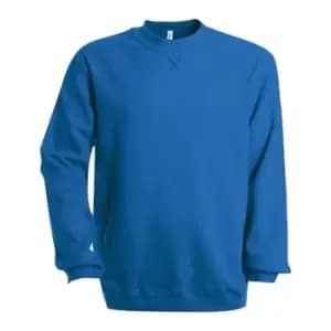 Image of Kariban Mens Plain Crew Neck Sweatshirt (M) (Royal)