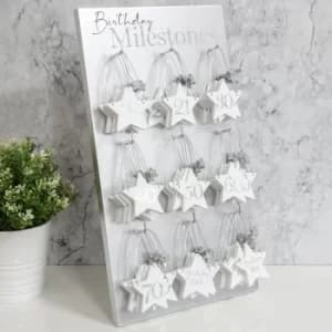 Image of Milestones Birthday Wine Charms Display Board
