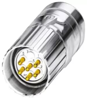 Image of Phoenix Contact Cable Mount Connector, 8 + 1 Contacts, M23 Connector