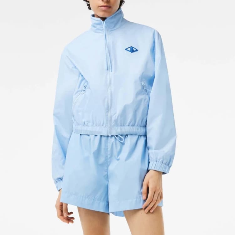 Image of Lacoste Monogram Track Jacket - Blue Blue 10