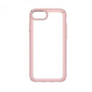 Image of Speck Presidio Show Apple iPhone 6 6S 7 and 8 Rose Gold Clear TPU Phon