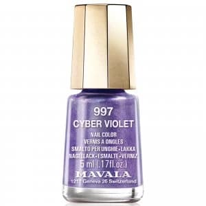 Image of Mavala Cyber Chic Mini Colour Nail Varnish 5ml (Various Shades) - Cyber Violet