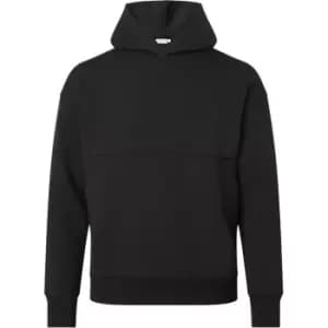 Image of CALVIN KLEIN Comfort Debossed Logo Oth Hoodie - Black