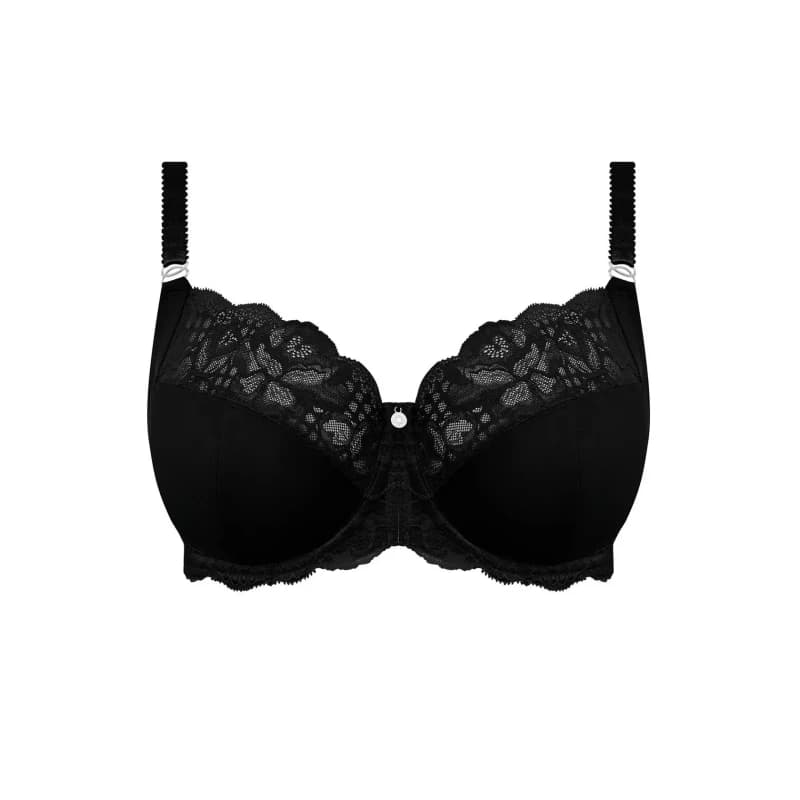 Image of Fantasie Womens Reflect Side Support Bra in Black Size: 30E Black Female 30E