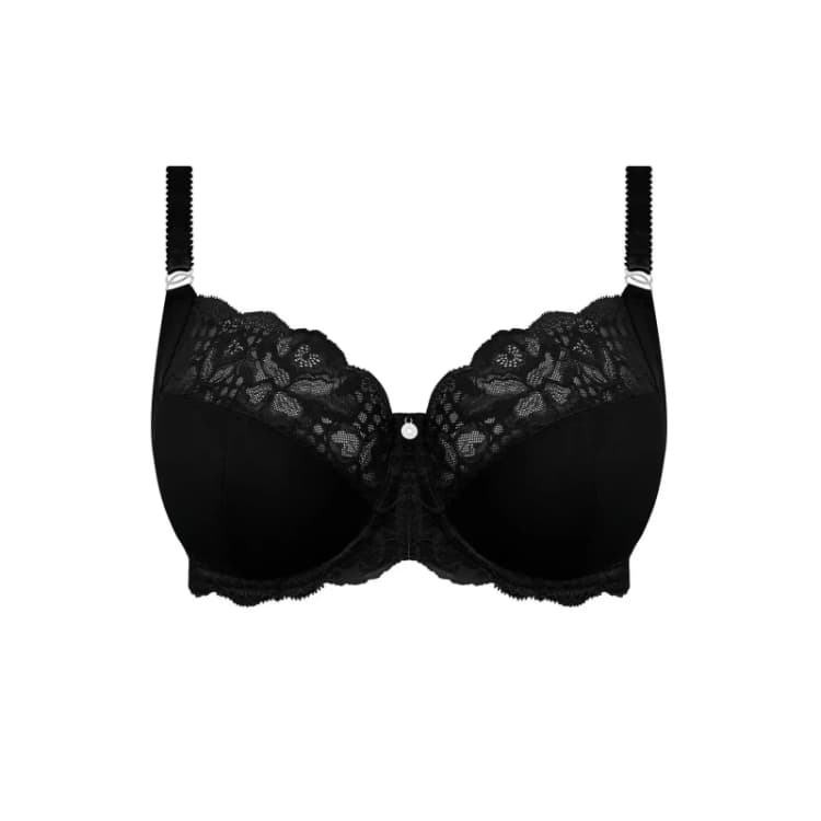 Image of Fantasie Womens Reflect Side Support Bra in Black Size: 30E Black Female 30E
