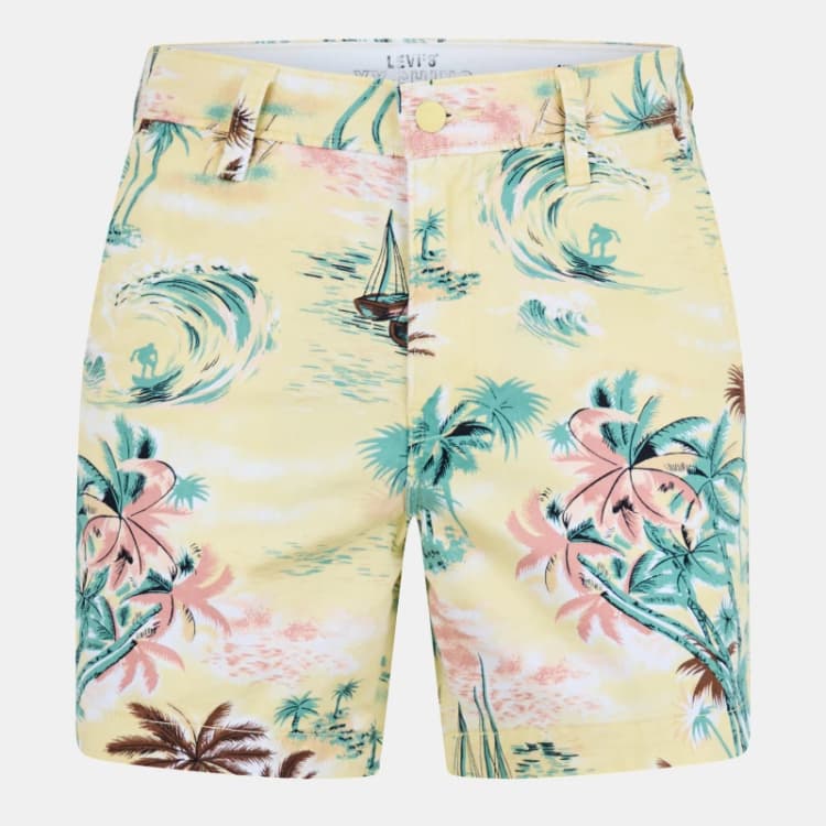 Image of Levis Mens 5-Pocket Denim Shorts Trp Mood Yellow male 28