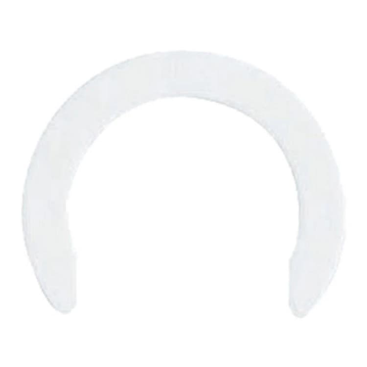 Image of John Guest Collet Locking Clip 15mm White (Pack Of 5) White unisex