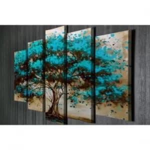 Image of BC75 Multicolor Decorative Canvas Painting (5 Pieces)