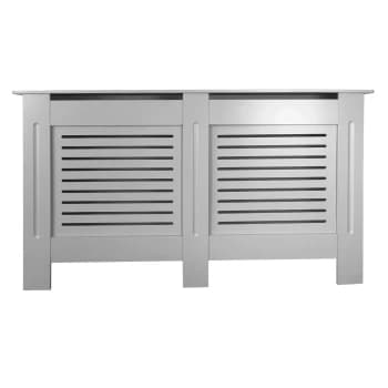 Image of Horizontal Grey Radiator Cover - Large