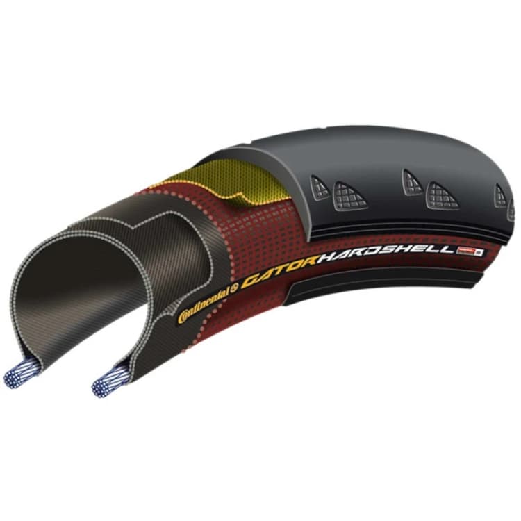 Image of Continental Gator Hardshell 700C Duraskin Wired Road Tyre - Multi Multi 28