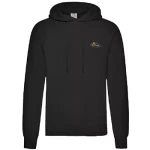 Image of Fruit of the Loom Mens Vintage Logo Hoodie (XXL) (Black)