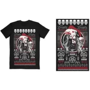 Image of Rob Zombie - Bloody Santa Unisex X-Large T-Shirt - Black